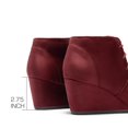 thumbnail image 3 of Botines DREAM PAIRS TOMSON Burdeos con Cuña y Cordones Talla 6, 3 of 8