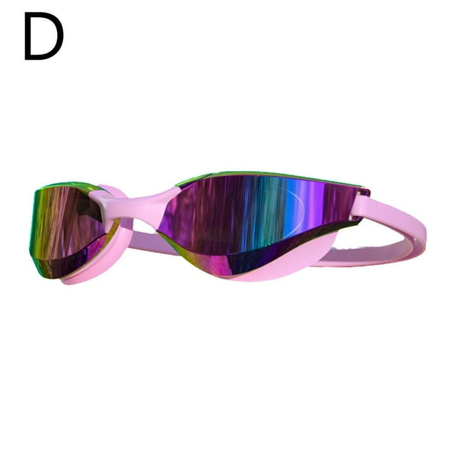 Lunettes de Natation de Course Extérieur Piscine Hommes et Femmes Entraînement Lunettes de Natation Adulte Course Silicone Anti-Buée Colorées Lunettes de Natation