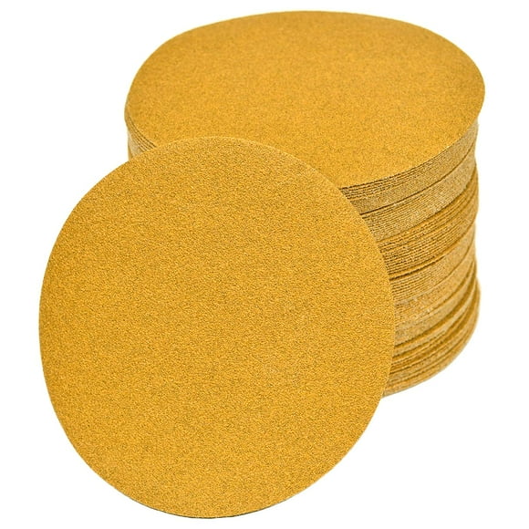 Discos de lijado Aiyard, 6 pulgadas, grano 80, gancho y bucle, paquete de 100