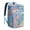 Sky-blue-32, variant on Plaid Stripes Symmetrical Cooler Backpack - 20L Insulated Leakproof Bag, Rustic Style Nordic