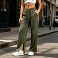 thumbnail image 5 of AloohaidyvioNo Boundaries Womens Wide Leg Fleece Lined Sweatpants Fall Winter Casual Sweat Pants with Pockets, 5 of 9