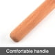 thumbnail image 4 of Batidor de silicona con mango de madera - Cabezal de batidor con mango de madera - Batidor para masa de panqueques, huevos y claras de huevo, mezcla para pasteles, mezclas, salsas y salsas, 4 of 5