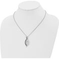 thumbnail image 4 of Stainless Steel Antiqued And Polished Black/Clear Cz With 2In Ext Necklace Made In China -Jewelry By Sweet Pea, 4 of 8