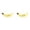 Yellow 2PCS, variant on In Fruit And Vegetable Shapes Squeaky Chew With PP Filling For Interactive Play And Teeth Cleaning