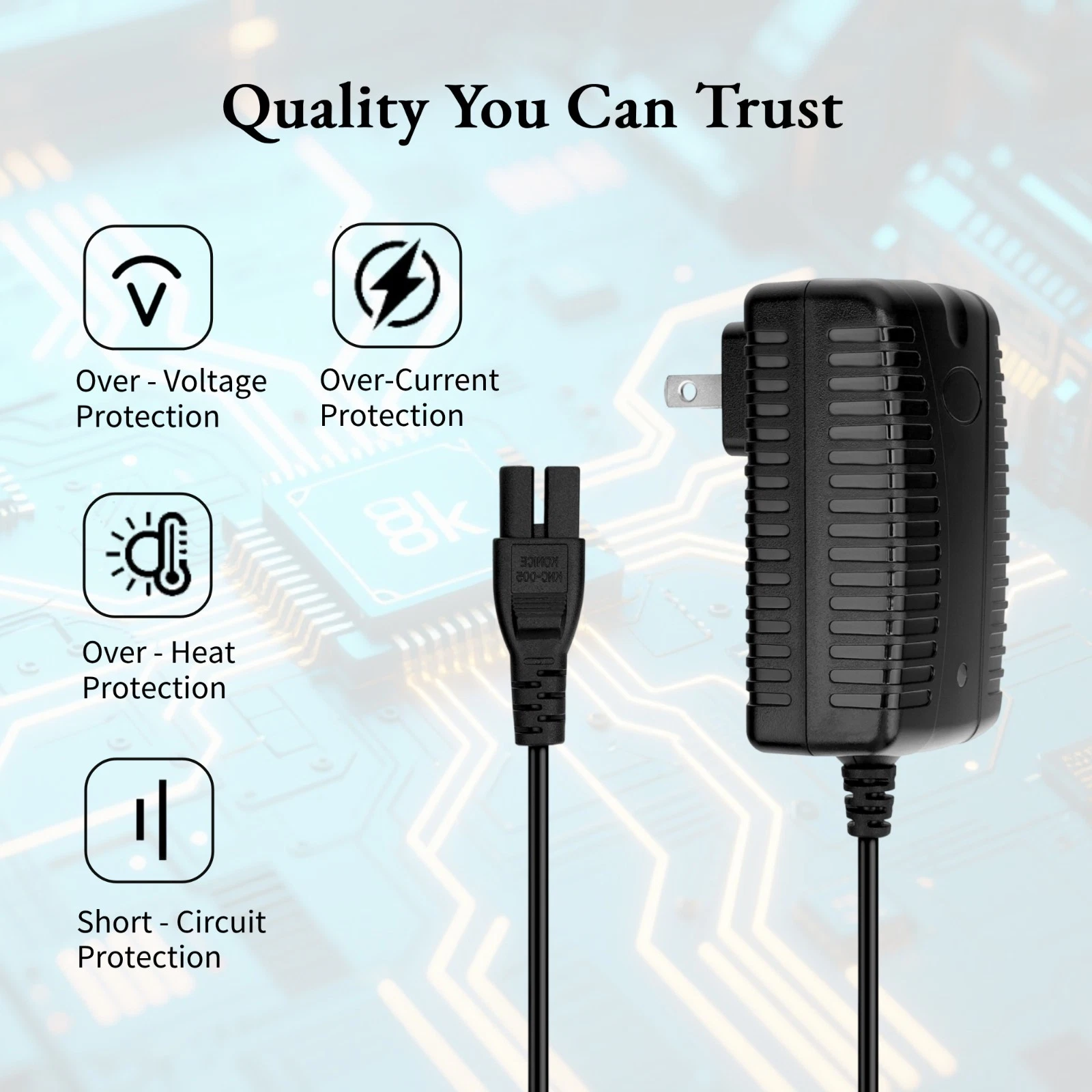 16.8V Charger for Aiper Scuba S1 Cordless Robotic Pool Cleaner Compatible with Aiper Scuba S1 E1 14.4V Li-ion Battery Cordless Robotic Pool Vacuum Cleaner Charger Adapter