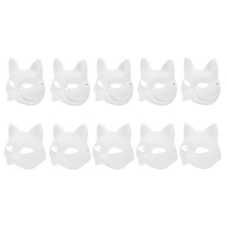 Paper Mache Masks for Mardi Gras Masquerade, 10 Blank Designs for  Decorating (16 Pack) 