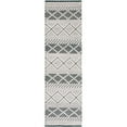 thumbnail image 3 of SAFAVIEH Natura Aaron Geometric Wool Area Rug, Ivory/Green, 5' x 8', 3 of 7
