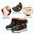 HOBIBEAR Boys Girls Toddler Snow Boots Waterproof Slip Resistant