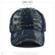thumbnail image 4 of Gorra de béisbol de mezclilla vintage de algodón lavado con estampado desgastado, 4 of 4