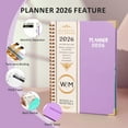 thumbnail image 5 of 2026 Planner(Jan-Dec.2026,6.3"x8.5"),Annual Weekly Monthly Planner with Calendar Tabs,Agenda Schedule Planner for Office,Home,Personal Supplies, 5 of 7