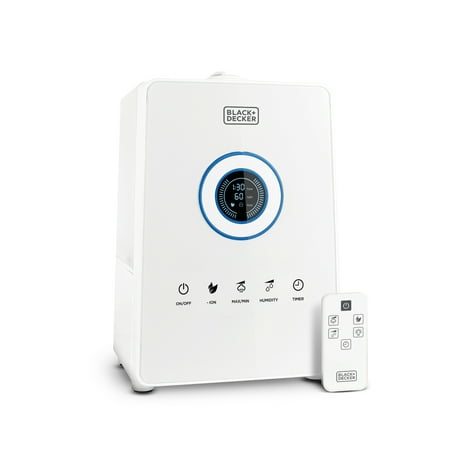 

Black+Decker 5.5 Liter Ultrasonic Humidifier with Digital Touch Panel Control and Remote