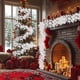 thumbnail image 1 of Adornos navideños de 180 cm, pinos de imitación de ratán de cedro, pinos blancos navideños, ratán de cedro, decoración para interiores y exteriores, ratán artificial de imitación, ratán decorativo., 1 of 8