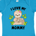 thumbnail image 4 of Inktastic Cute Sloth I Love My Mommy with Green Leaves Boys or Girls Baby Bodysuit, 4 of 5