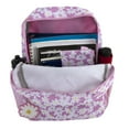 thumbnail image 2 of 6 in 1 Females Backpack with Matching Lunch Bag, Pencil Case, Water Bottle, Keychain & Accessories in Pink Daisies, 2 of 11