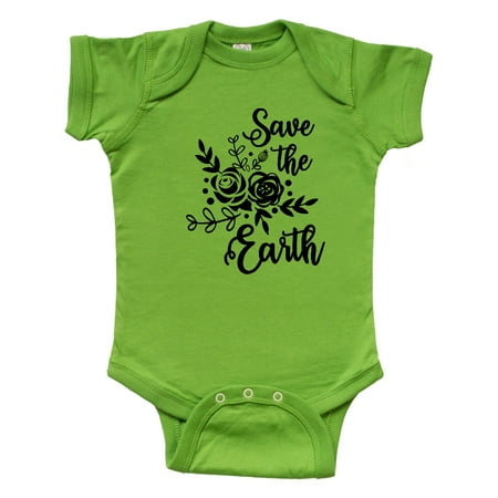 

Inktastic Earth Day Save the Earth Flowers Gift Baby Boy or Baby Girl Bodysuit