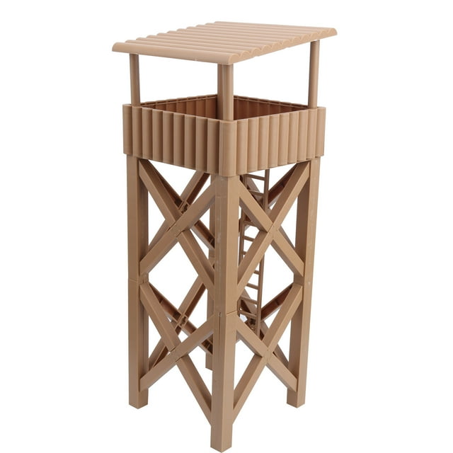 1/16, Modelo De Torre De Vigilancia, Montaje DIY, Modelo De Torre De Vigilancia, Bloques De Construcción, Juguete Para Niños, 47 Uds. ANGGREK CA2720