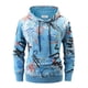 thumbnail image 3 of Sudadera con capucha con estampado de rayas de grafiti hipster para hombre, ropa con estampado de camuflaje militar azul marino en 3D, novedad en sudaderas con capucha, moda Harajuku y2k, 3 of 5