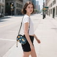 thumbnail image 5 of FORMRS Mini Crossbody Bag for Women Adjustable Shoulder Rope Travel Casual Phone Purse, Oranges Pattern, 5 of 7