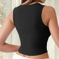 thumbnail image 5 of WMTBSRSW Compression Tank Tops for Women Tummy Control Shapewear Yoga Tops Seamless Body Shaper Workout U Neck Camisole Cami Tops, 5 of 6