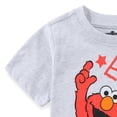 thumbnail image 4 of Sesame Street Elmo Short Sleeve T-Shirt and Mesh Short Set (Boys), 2 Piece Set, Sizes 2T-4T, 4 of 7