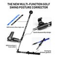 thumbnail image 4 of Entrenador de swing de golf plegable Ayuda de entrenamiento de swing de golf Mejora la bisagra, 4 of 8