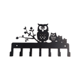 thumbnail image 1 of B Owl Key Holder Wall No Nail Hook Home Ornament, 1 of 5