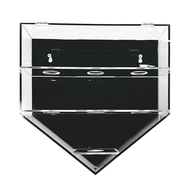 Vitrina de béisbol, caja de exhibición de pared para exhibir pelotas coleccionables. 7 bolas