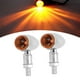 thumbnail image 1 of Luz De SeñAl De Para Motocicleta LED, Resistente Al Agua, Duradera, De Alto Brillo, Ajuste Universal, Fácil Instalación Para Cromo Metal Plástico 10 Mm 12 V 5 W 1, 1 of 7