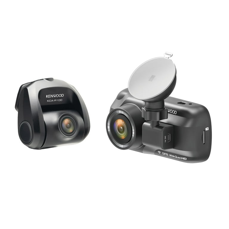 KENWOOD DRV-A501WDP Dual-Camera Wide-Quad HD Drive Recorder with 3