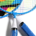 thumbnail image 3 of 1 Set of Badminton Racket Beginner Training Outdoor Sports Leisure Toys Badminton Set for Outdoor Playing (1 Set of Pink Racket, 3 Badmintons, Random Color for Racket Handle), 3 of 8