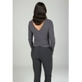 thumbnail image 6 of Avia Women's Reversible Wrap Top with Long Sleeves, Sizes XS-XXXL, 6 of 7