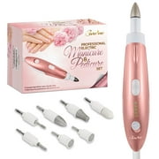 Professional Manicure & Pedicure Powerful Corded Electric Nail Care Set for Natural or Acrylic Fingernails or Toenails