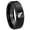 Black Polish Step Edge, variant on Black Cat 8MM Beveled Edge Polish Black Tungsten Men Ring