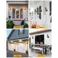 thumbnail image 7 of VIANIS Outdoor Wall Light, Black Exterior Porch Light Wall Mount, Modern Outside Lantern Lights for House, Dusk to Dawn Outdoor Sconce Lighting for Garage, Front Door Light Fixture Outdoor Wall Lamps, 7 of 7