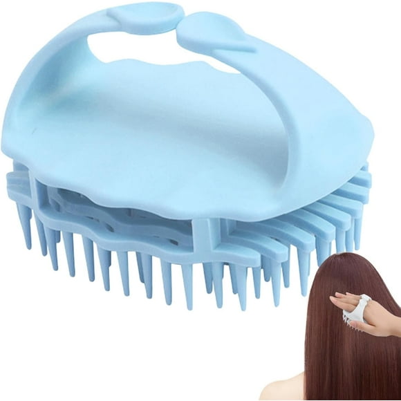 Scalp Brush, Scalp Massager | Shower Head Scrubber | Ergonomic Scalp Scrubber with Handle, Soft Bristles for Relaxing Head