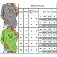 thumbnail image 2 of Camiseta de manga larga con estampado navideño del Grinch para mujer, sudadera informal holgada, Tops Yw1, 2 of 2