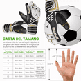 thumbnail image 5 of "Guantes Profesionales Con Varillas Para Portero De Fútbol Talla 7 blancos ", 5 of 5