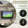 thumbnail image 2 of VEIKOUS Outdoor TV Enclosure W/ Anti-Theft Lock, Full-Motion Metal Frame Bracket, All-Weather Protection TV Cover Fits 32-43" TV, 2 of 17