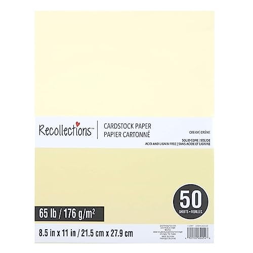 Recollections Bulk Cardstock Paper, Cream, 8.5" x 11" (600 Sheets) photo 7