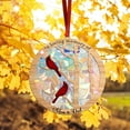 thumbnail image 6 of Personalized Memorial Wind Chime – Cardinal Bird on Tree – Red Birds Suncatcher – Sympathy Gift for Loss – Custom In Loving Memory Outdoor Decor, 6 of 6