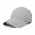 thumbnail image 7 of HuangHuanChen Womens Quick Drying Baseball Cap Ponytail Hat Sun Hats Sport Cap Running Tennis Visor Grey, 7 of 7