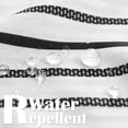 thumbnail image 3 of Rideau de Douche Noir et Blanc en Tissu Rideau de Douche Salle de Bain Moderne Rayé Noir, 3 of 5