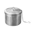 thumbnail image 2 of Stainless Steel Mesh Tea Ball Infuser Soup Seasonings Seperation Basket Tea, 2 of 8
