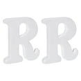thumbnail image 1 of Unique Bargains Foam Letters R Letter EPS White Polystyrene Letter Foam 100mm/4 Inch for Crafts, Party Decoration, Pack of 2, 1 of 6