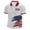 WenDA04_White, variant on WEIWEN Short Sleeve Polo Shirts for Men 4th of July Graphic Stretch Casual American Flag Patriotic Raglan Golf Polos for Men Big and Tall White L