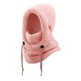 thumbnail image 2 of 3 in 1 Beanie Hat for Little Girls, Girls Balaclava Winter, Upgraded 3-in-1 Cold Knitted Hats Wind Resistant Hooded Scarf, 2 of 3