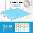 thumbnail image 6 of CL.HPAHKL 3 Inch Gel Memory Foam Mattress Topper, Soft Mattress Pads for Sleeper Sofa, RV, Camper, CertiPUR-US Certified, King, 6 of 6