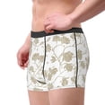 thumbnail image 2 of Uemuo Vintage Stylized White Color Pattern Men's Boxer Briefs,Trunk Anti-Chafing,Comfortable, Durable, and Stylish Underwear-Large, 2 of 9