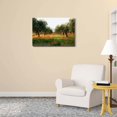 thumbnail image 2 of Canvas Prints Wall Art - Olive Trees on a Carpet of Poppies - 24" x 36", 2 of 4