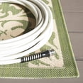 thumbnail image 4 of SAFAVIEH Courtyard Yvette Floral Indoor/Outdoor Area Rug, 5'3" x 7'7", Olive/Natural, 4 of 13